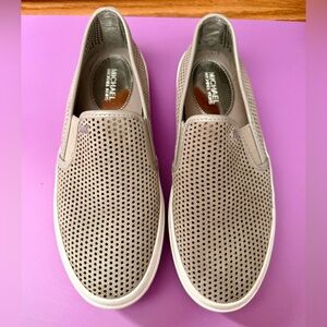 Michael Kors Gray Slip-On Sneakers